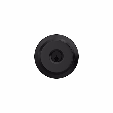 Schlage Schlage Bowery Matte Black Entry Door Knob 1.75 in. F51VBWE622